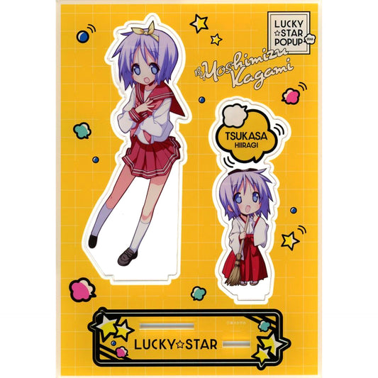 Tsukasa Hiiragi Acrylic Figure Lucky Star 20th Anniversary Popup Star [USED]