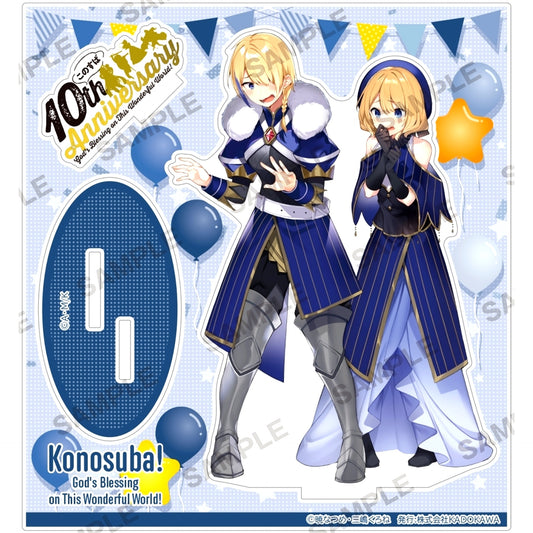 Claire & Rain 10th Anniv Final Fair KonoSuba Acrylic Stand [USED]