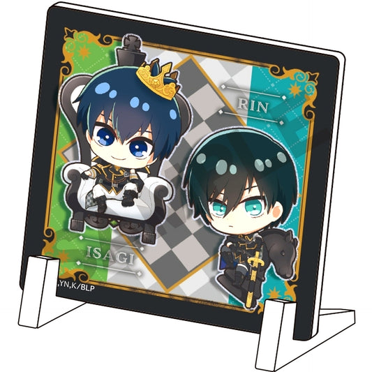 Yoichi Isagi and Rin Itoshi Mini Acrylic Panel Mini Character Chess Blue Lock [USED]