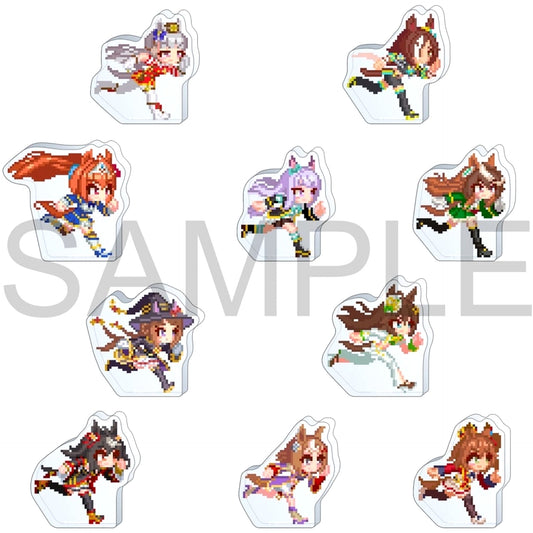 Umamusume: Pretty Derby Gold Ship & Others All 10 Types Set Corotto! Acrylic Figure Collection Hot-Blooded Wacky Thanksgiving Festival! Vol.2 Acrylic Item [USED]