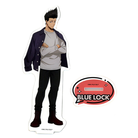 Shoei Barou Illustration BIG Acrylic Stand Blue Lock in Tokyo Tower [USED]