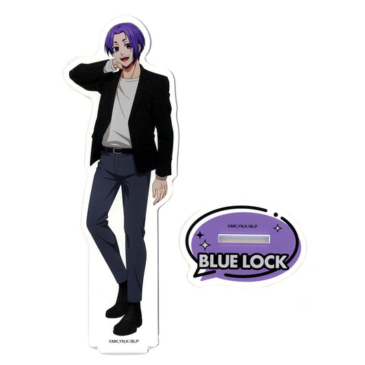 Reo Mikage Illustration BIG Acrylic Stand Blue Lock in Tokyo Tower [USED]