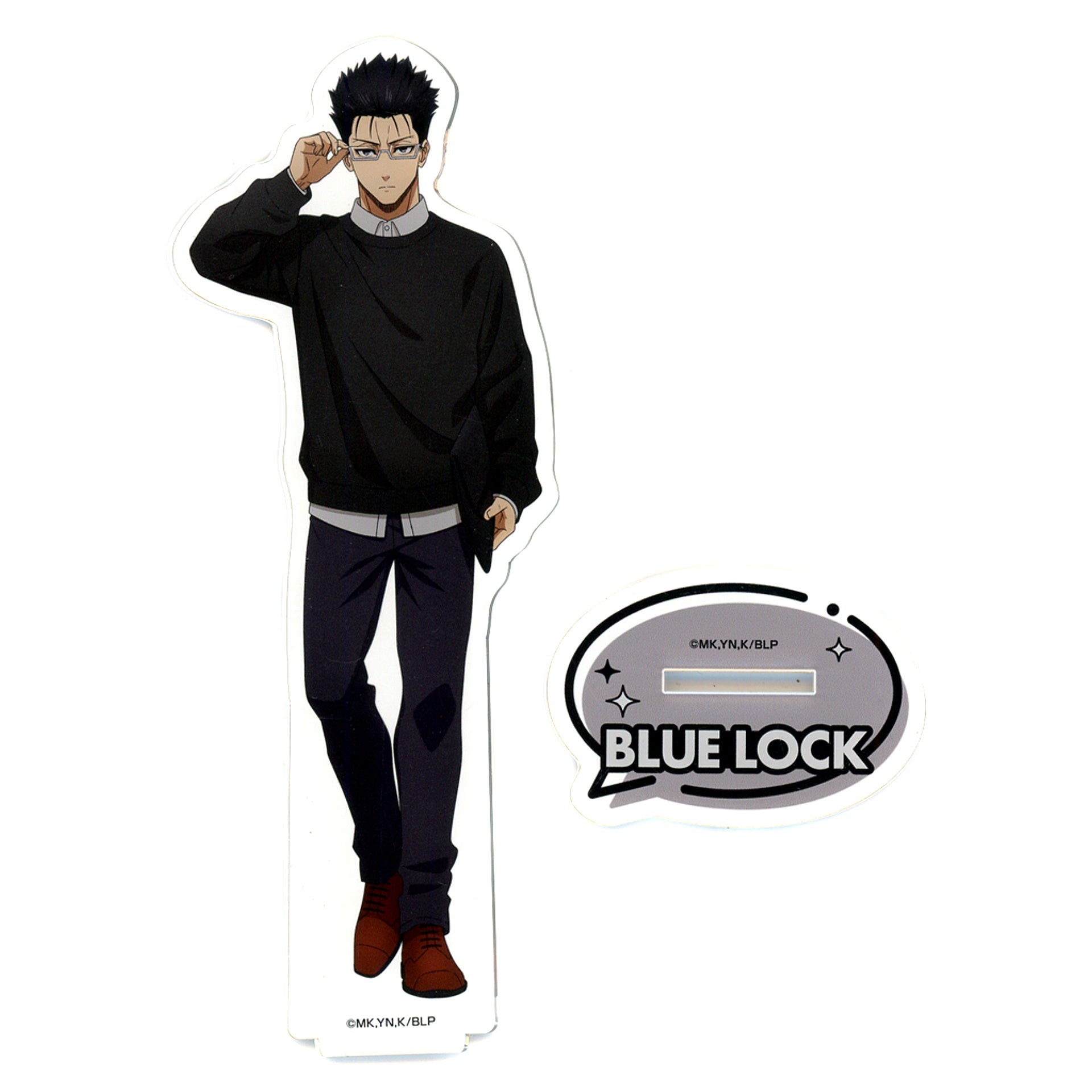 Zantetsu Tsurugi Illustration BIG Acrylic Stand Blue Lock in Tokyo Tower [USED]
