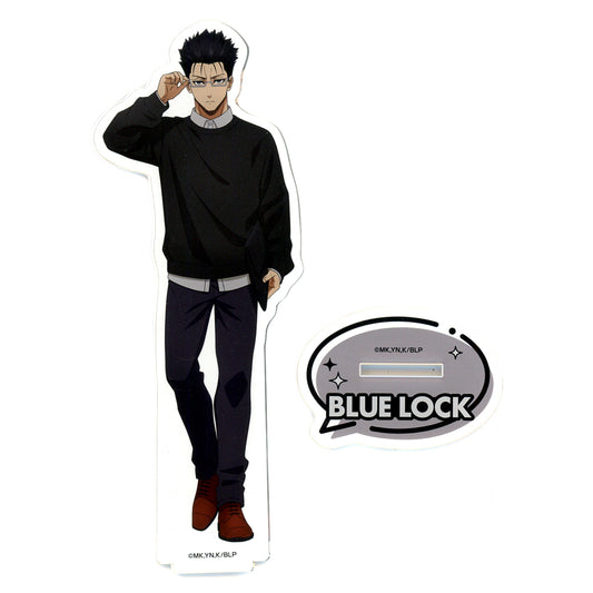 Zantetsu Tsurugi Illustration BIG Acrylic Stand Blue Lock in Tokyo Tower [USED]