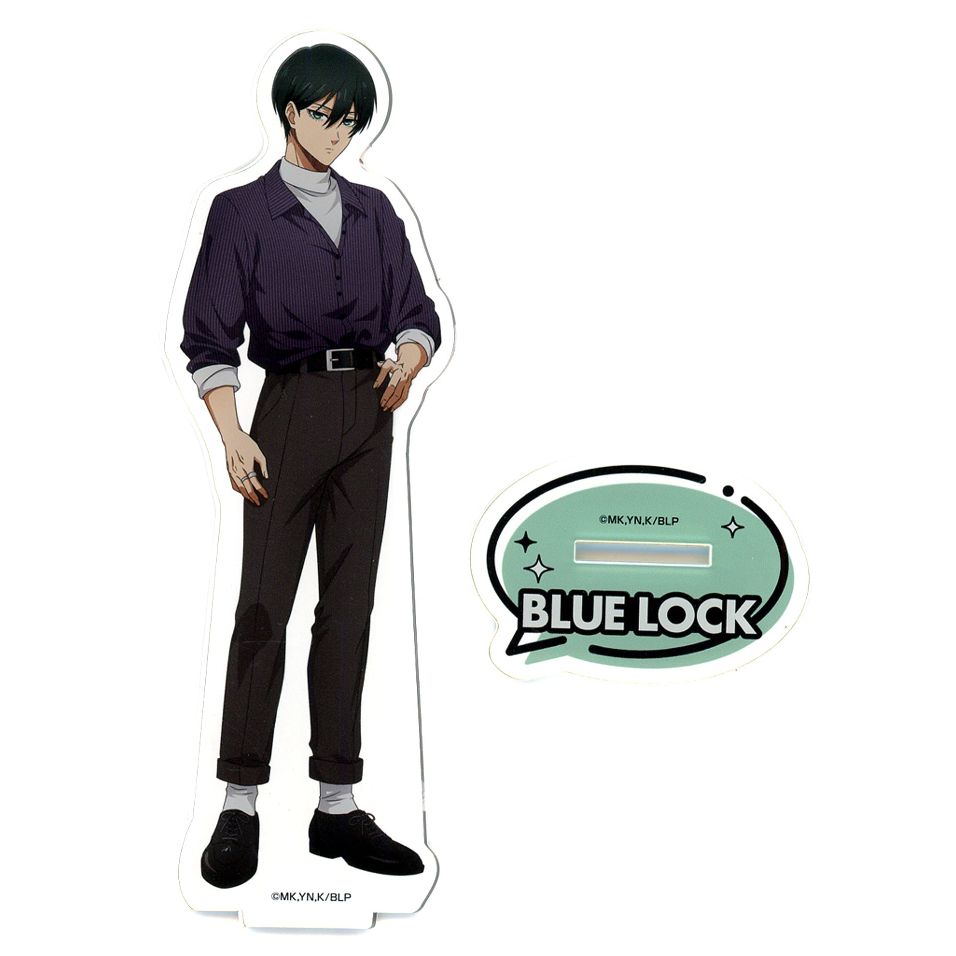 Rin Itoshi Illustration BIG Acrylic Stand Blue Lock in Tokyo Tower [USED]