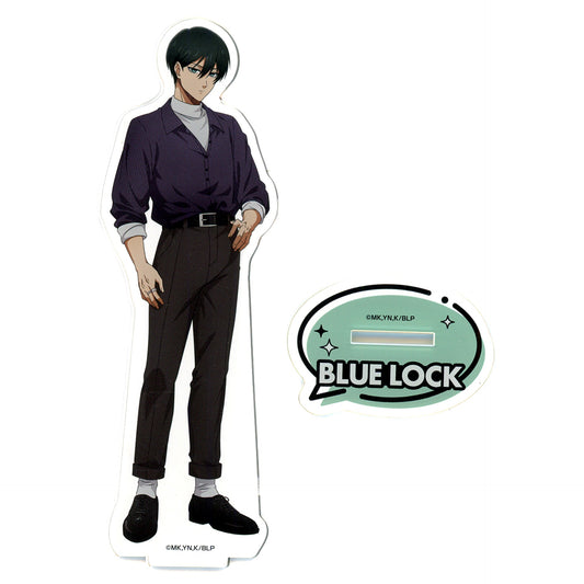 Rin Itoshi Illustration BIG Acrylic Stand Blue Lock in Tokyo Tower [USED]
