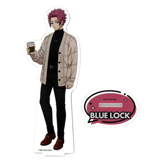 Sae Itoshi Illustration BIG Acrylic Stand Blue Lock in Tokyo Tower [USED]