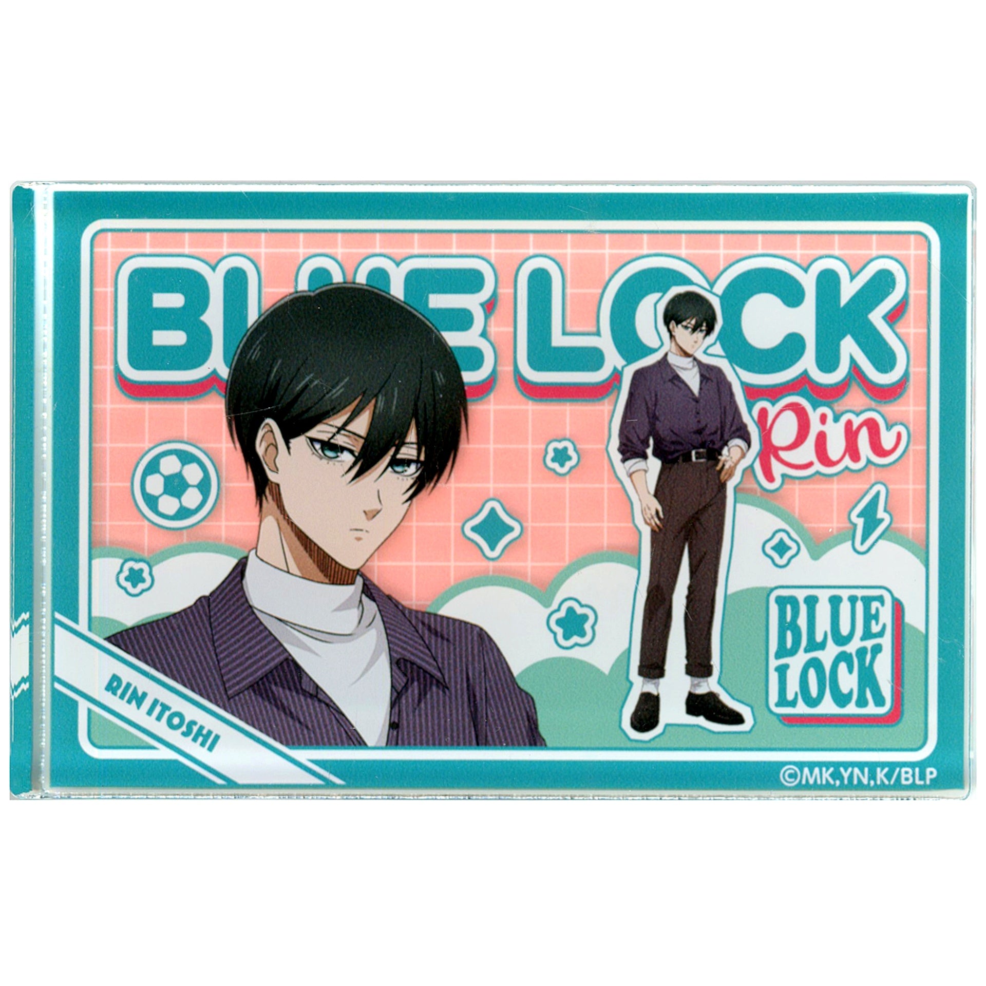 Rin Itoshi Illustration Acrylic Block Collection Blue Lock in Tokyo Tower [USED]