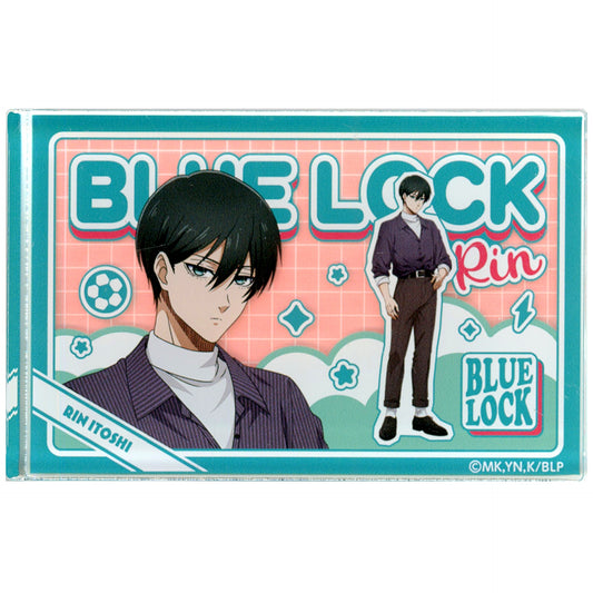 Rin Itoshi Illustration Acrylic Block Collection Blue Lock in Tokyo Tower [USED]