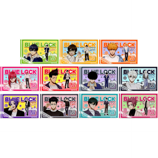 Set of 11 Blue Lock in Tokyo Tower Illustration Acrylic Block [USED]