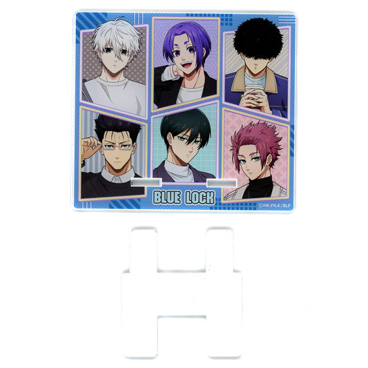 Nagi Reo Niko Zantetsu Rin and Sae B Illustration Acrylic Multi Stand Blue Lock in Tokyo Tower [USED]