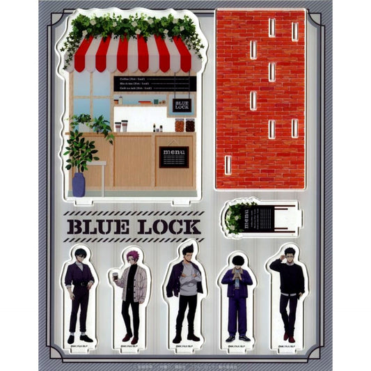 Baro & Niko & Zantetsu & Rin & Sae B Illustration Acrylic Diorama Blue Lock in Tokyo Tower [USED]
