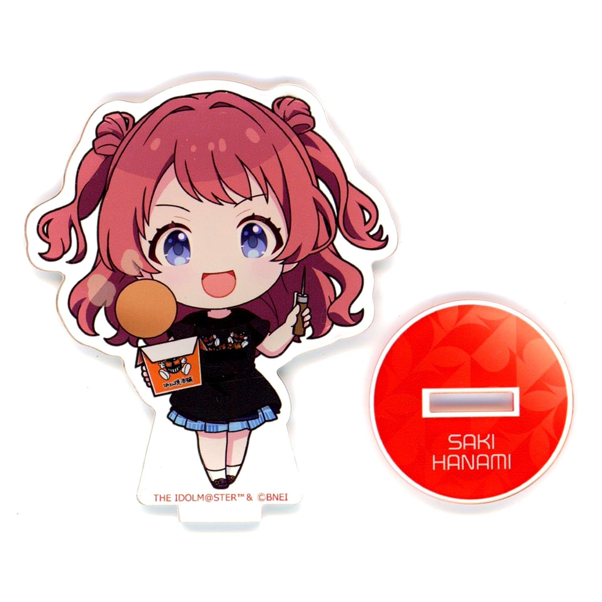 Saki Hanami Gakuen Idolmaster Trading Acrylic Stand Bakudan Yaki Honpo [USED]