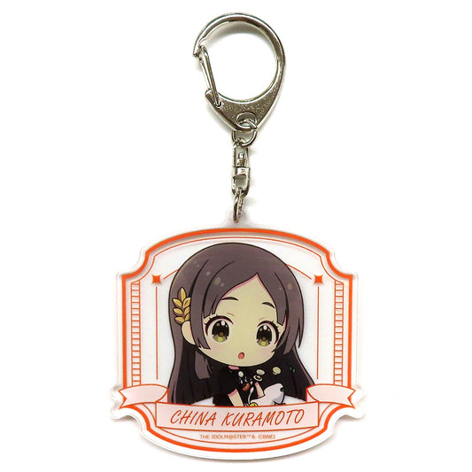 China Kuramoto Gakuen Idolmaster x Bakudanyaki Honpo Trading Acrylic Keychain [USED]