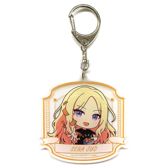 Sena Juo Gakuen Idolmaster x Bakudanyaki Honpo Trading Acrylic Keychain [USED]