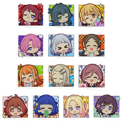 Set of 13 Gakuen Idolmaster Trading Block Figure Bakudan Yaki Ikebukuro POP UP [USED]
