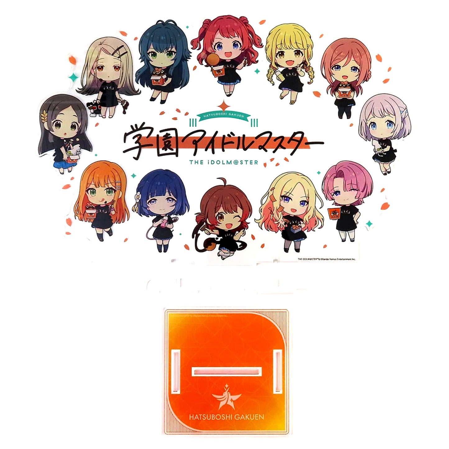 Group Gakuen Idolmaster BIG Die-cut Stand Bakudanyaki Honpo Ikebukuro Limit POP UP [USED]