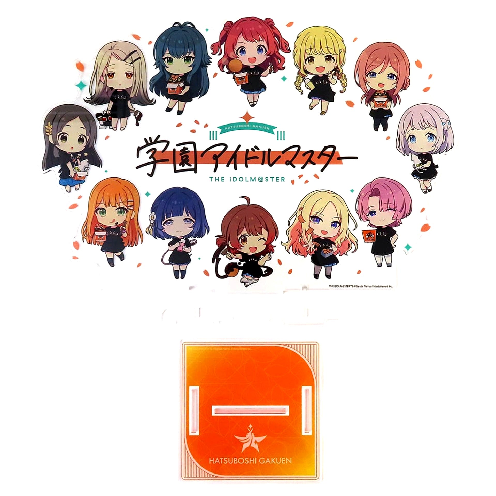 Group Gakuen Idolmaster BIG Die-cut Stand Bakudanyaki Honpo Ikebukuro Limit POP UP [USED]