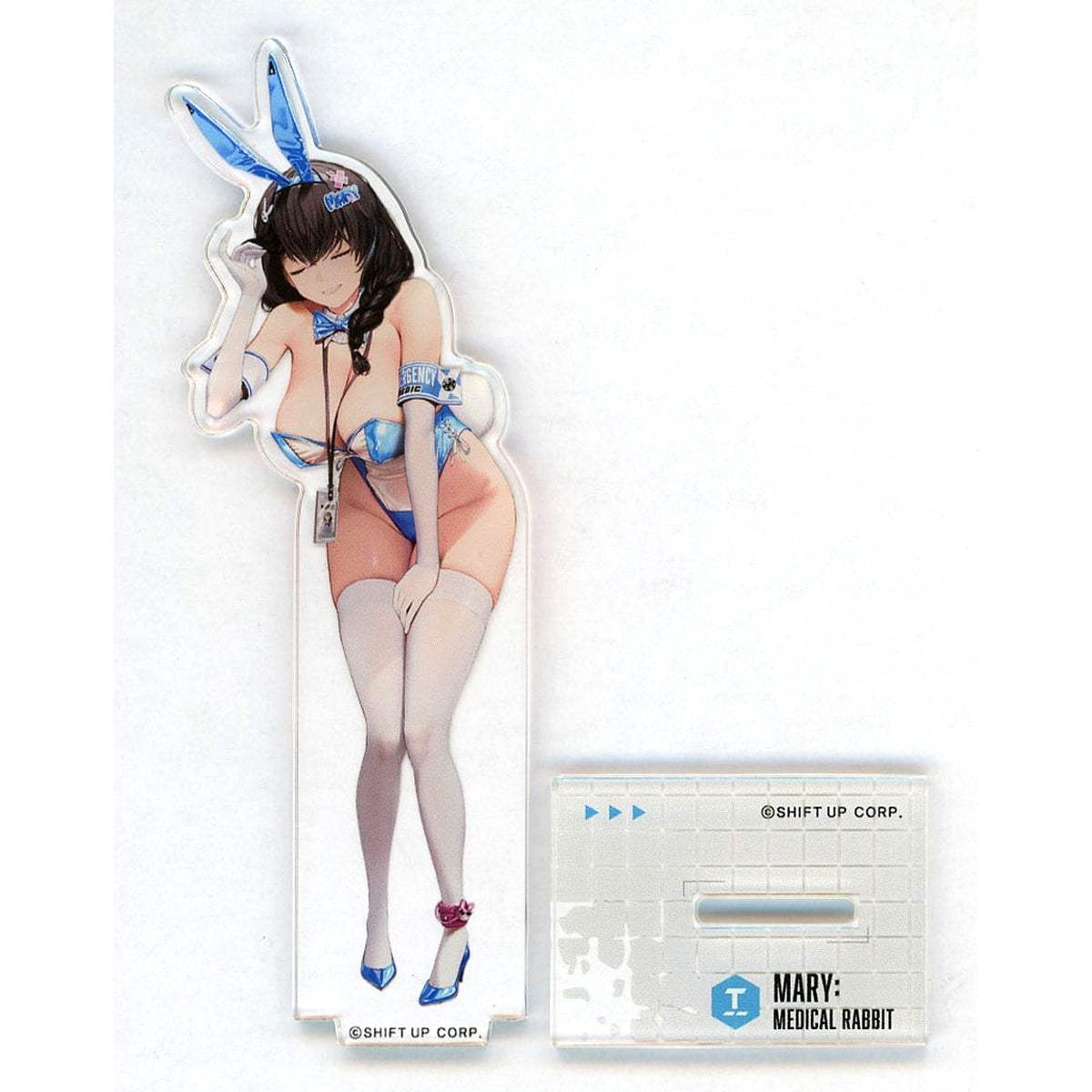 Mary: Medical Rabbit Goddess of Victory: Nikke Acrylic Stand MEGA NIKKE STORE TOKYO Limited [USED]