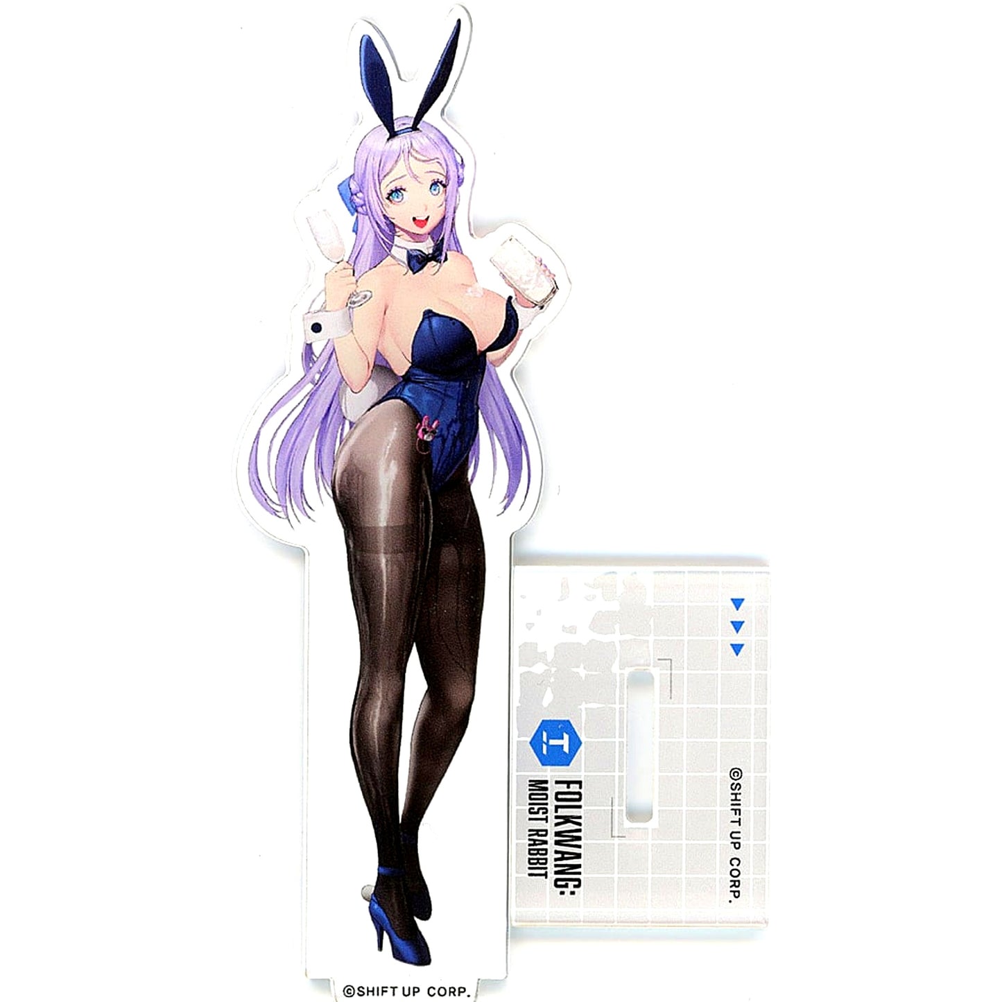 Folkwang GODDESS OF VICTORY: NIKKE Moist Rabbit Acrylic Stand MEGA NIKKE STORE TOKYO Limited [USED]