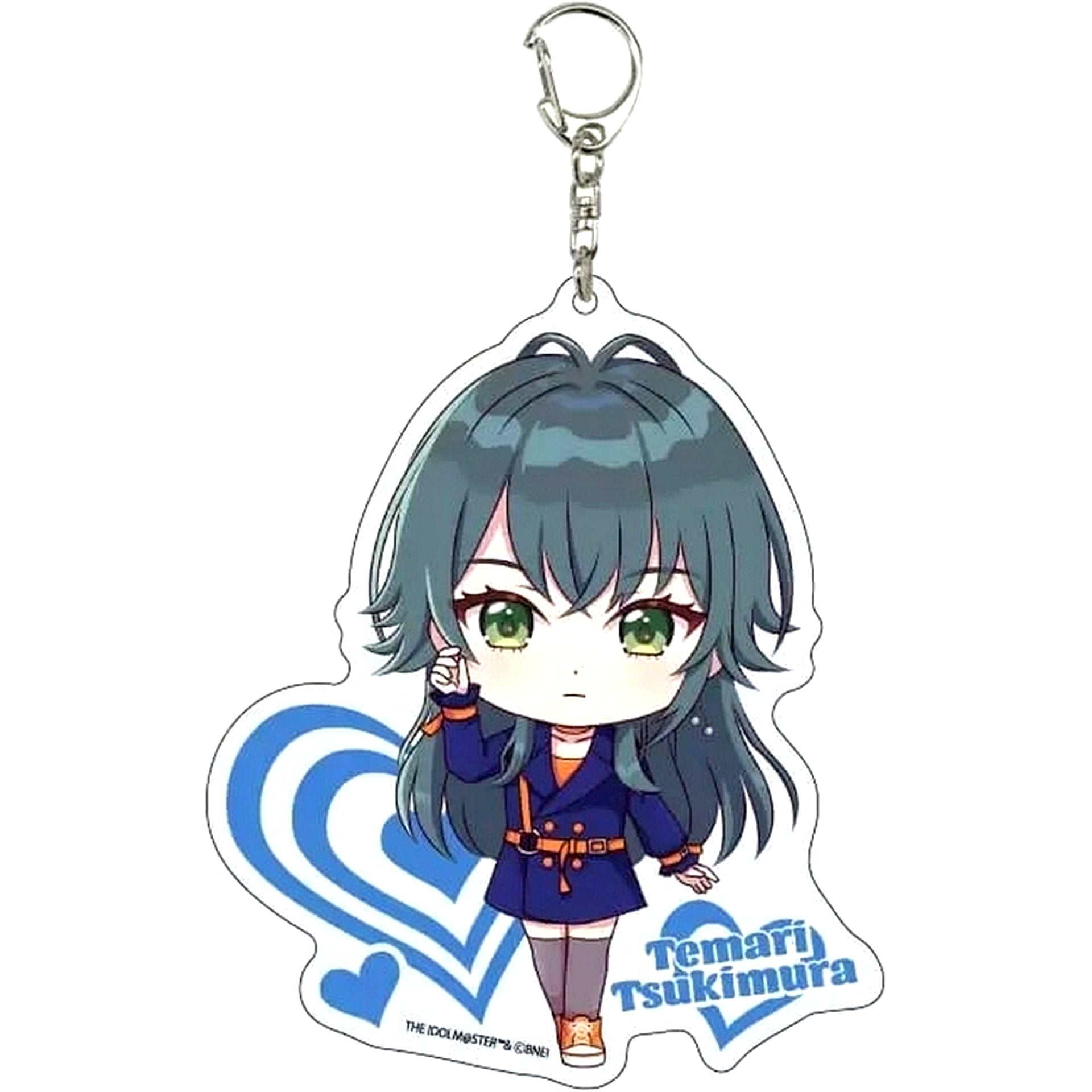 Temari Tsukimura Gakuen Idolmaster Big Acrylic Keychain Similar Look Costume ver. Chibi Character Illustration Goods Fair in Gamers [USED]