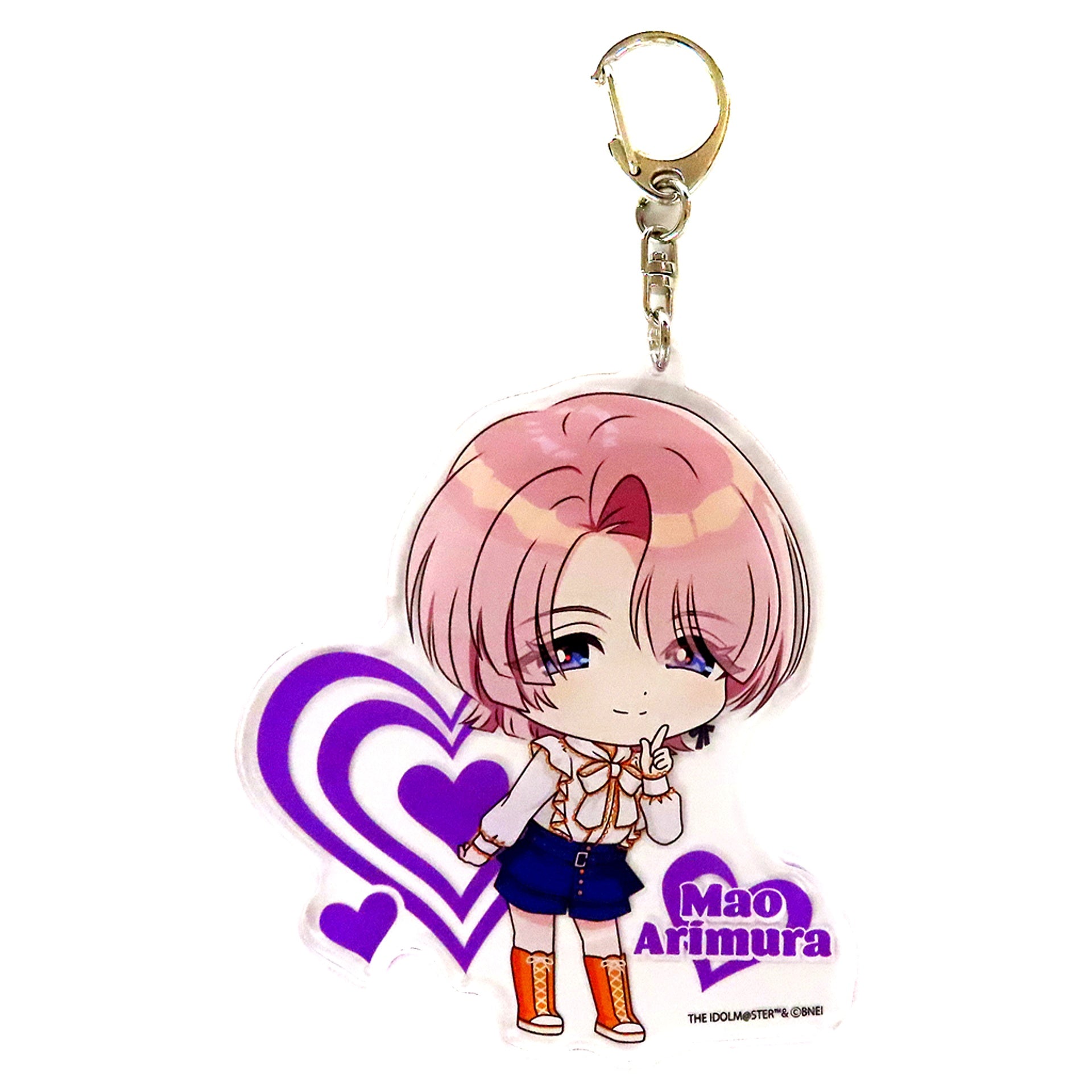 Mao Arimura Gakuen Idolmaster Big Acrylic Keychain Similar Look Outfit Ver. Mini Character Illustration Goods Fair in Gamers [USED]