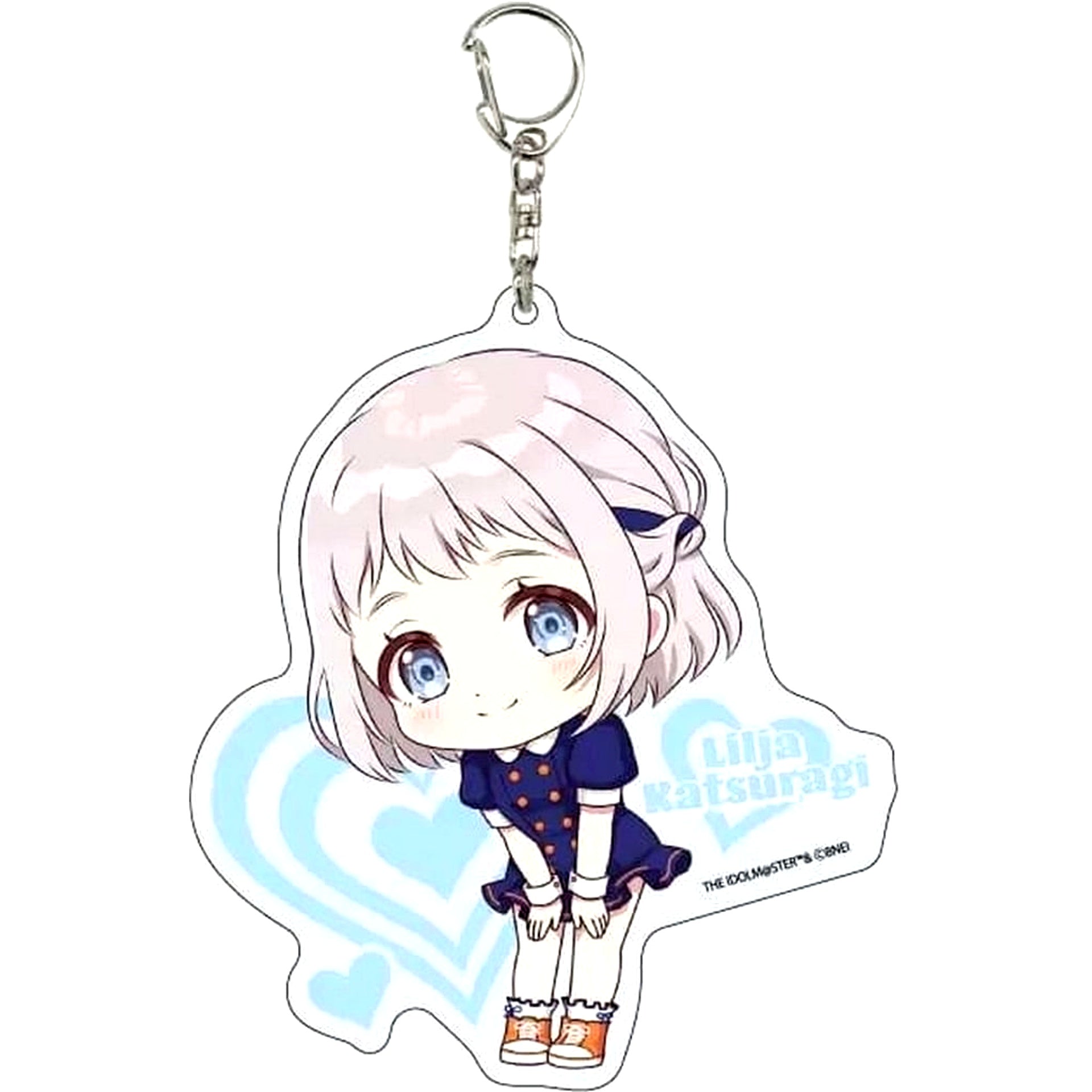 Lilja Katsuragi Gakuen Idolmaster Big Acrylic Keychain Similar Look Costume ver. Chibi Character Illustration Goods Fair in Gamers [USED]