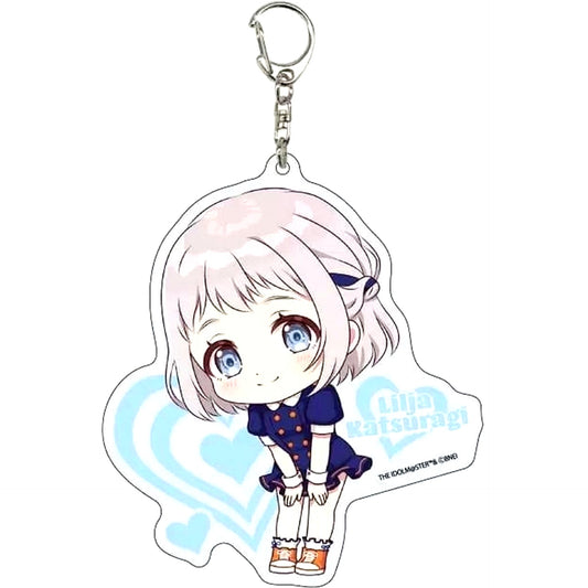 Lilja Katsuragi Gakuen Idolmaster Big Acrylic Keychain Similar Look Costume ver. Chibi Character Illustration Goods Fair in Gamers [USED]