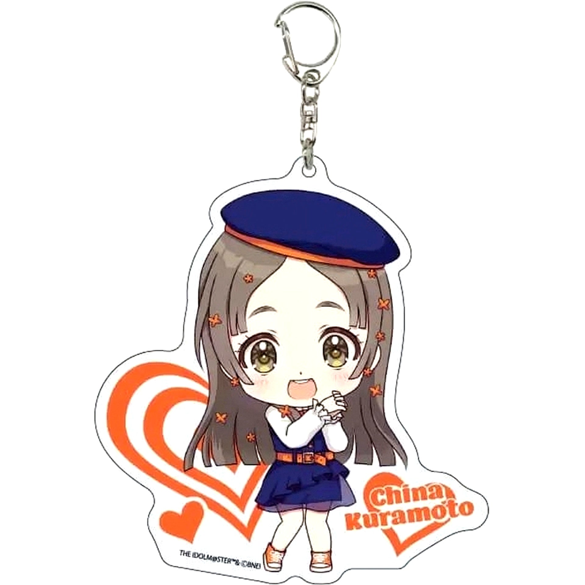 China Kuramoto Gakuen Idolmaster Big Acrylic Keychain Similar Look Costume ver. Chibi Character Illustration Goods Fair in Gamers [USED]