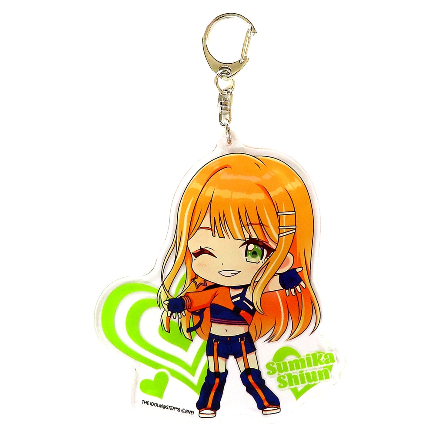 Sumika Shiun Gakuen Idolmaster Big Acrylic Keychain Similar Look Outfit Ver. Mini Character Illustration Goods Fair in Gamers [USED]
