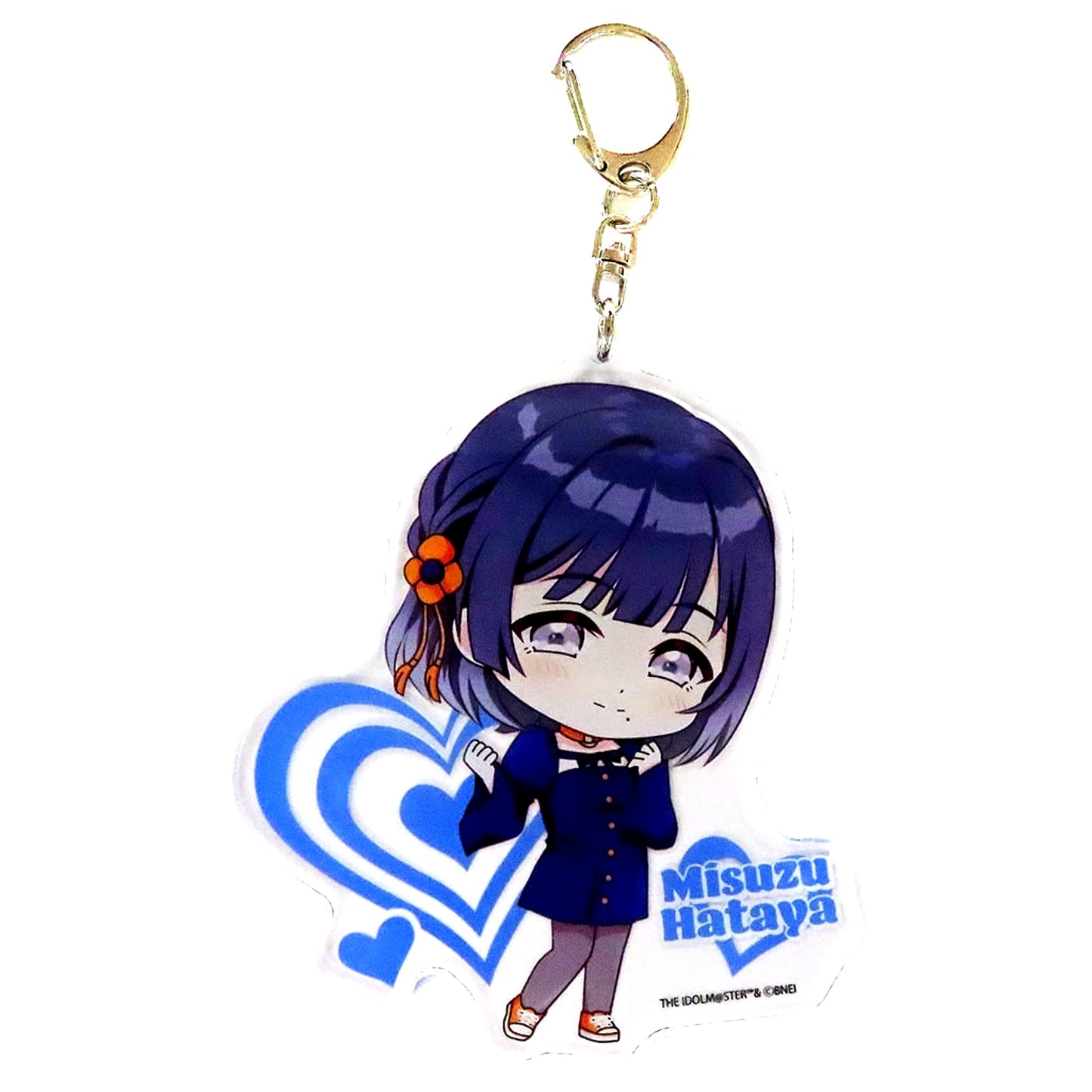 Misuzu Hatoya Gakuen Idolmaster Big Acrylic Keychain Similar Look Costume ver. Chibi Character Illustration Goods Fair in Gamers [USED]