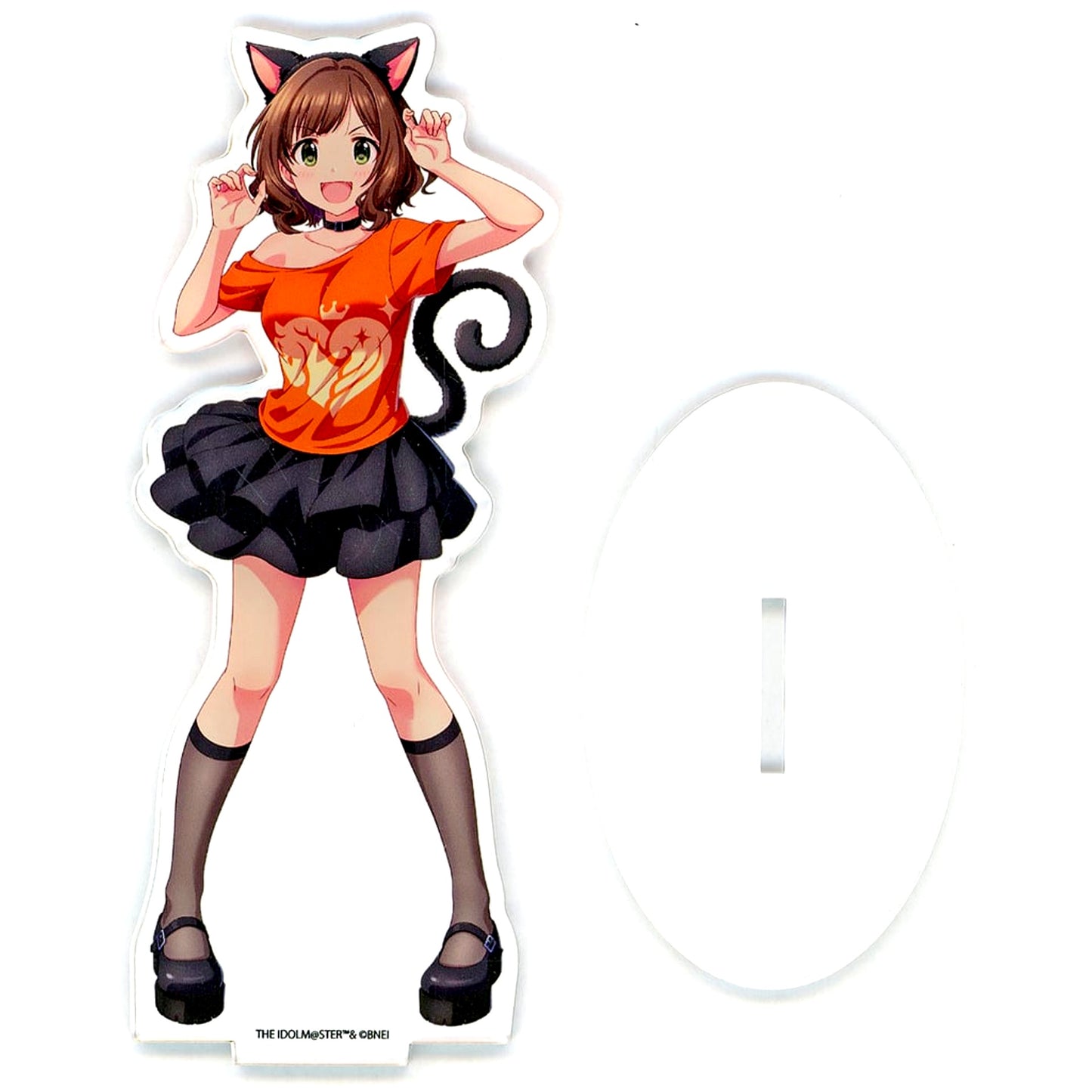 Miku Maekawa THE IDOLM@STER CINDERELLA GIRLS Acrylic Stand Original T-shirt Drawn Illustration [USED]