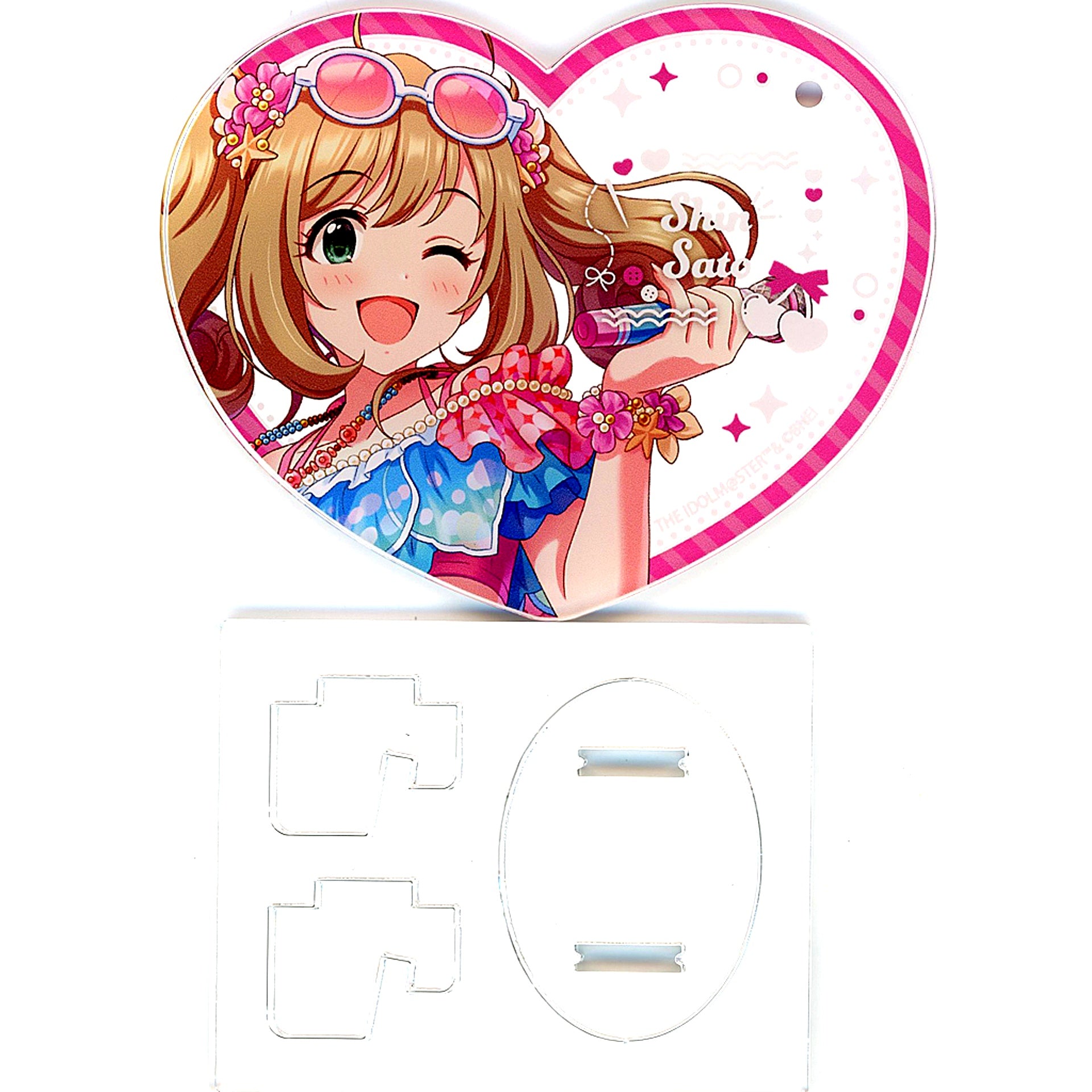 Shin Sato The Idolmaster Cinderella Girls Picrea Acrylic Keychain & Stand POPUP SHOP in AmiAmi [USED]