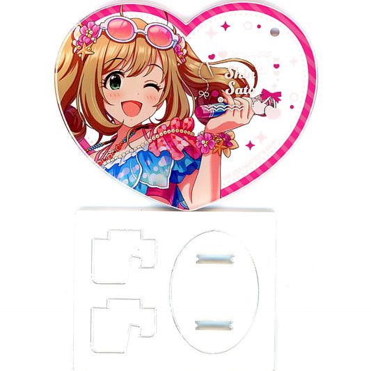 Shin Sato The Idolmaster Cinderella Girls Picrea Acrylic Keychain & Stand POPUP SHOP in AmiAmi [USED]
