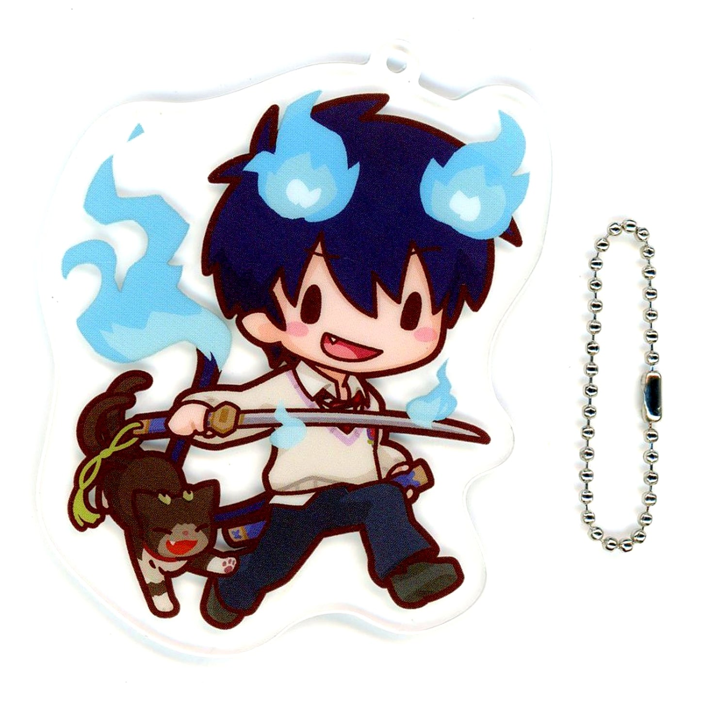 Rin Okumura Blue Exorcist Shimane Illuminati Saga Fuwapuchi Acrylic Keychain [USED]