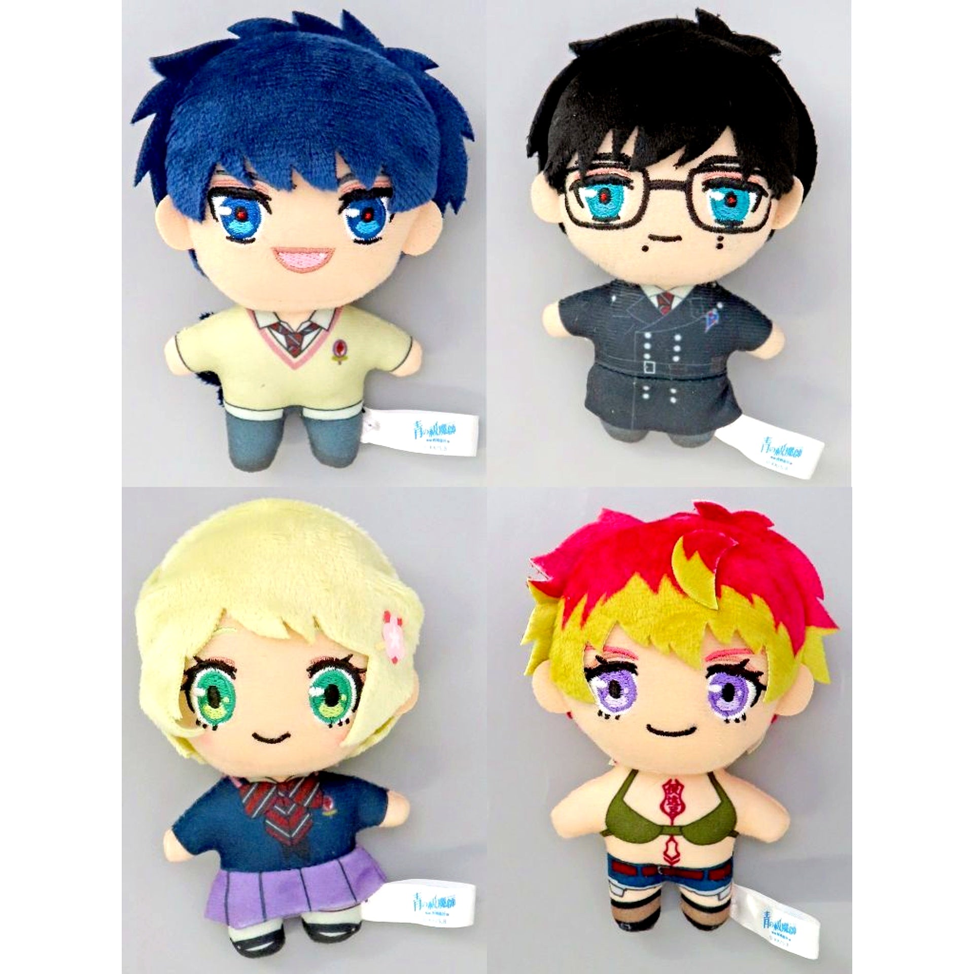 Set of 4 Blue Exorcist Shimane Illuminati Saga Mascot Vol.1 EX [USED]