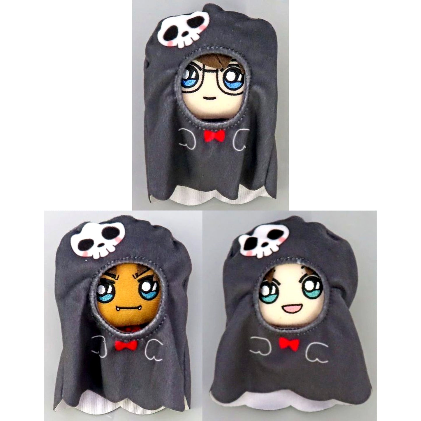Set of 3 Detective Conan Matowooz! Mascot Conan & Heiji & Kazuha Halloween Ver. EX [USED]