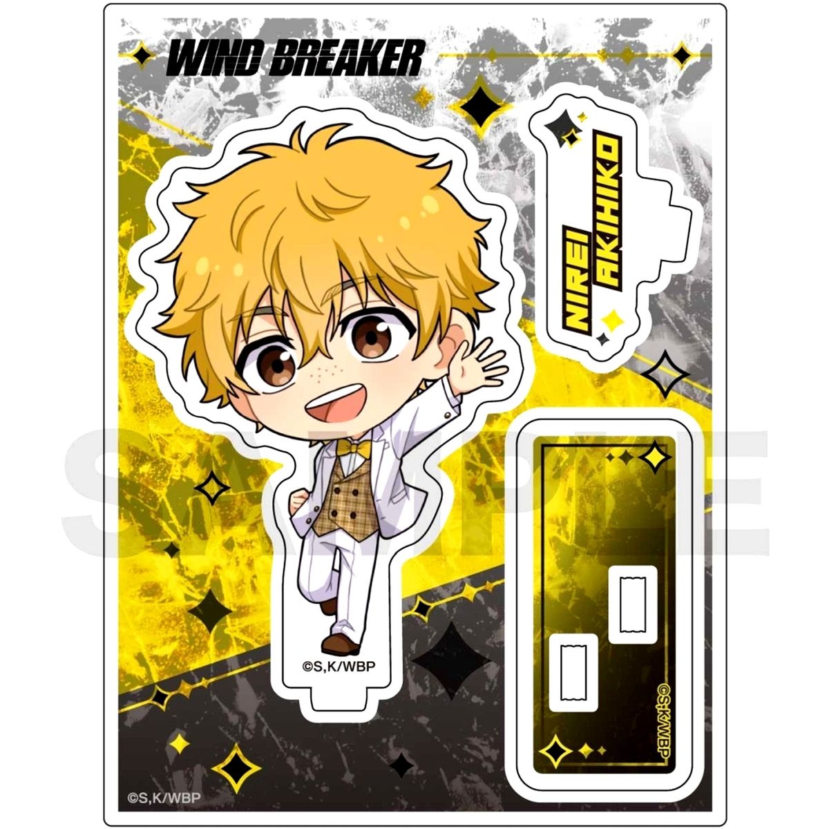 Akihiko Nirei Wind Breaker Mini Chara Acrylic Stand [USED]
