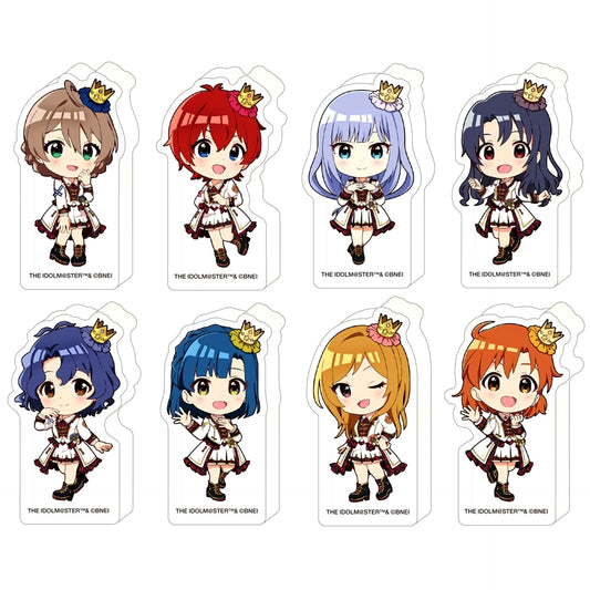 Set of 8 Corotto Acrylic Figure Collection B The Idolmaster Million Live! Ijigen Fes [USED]