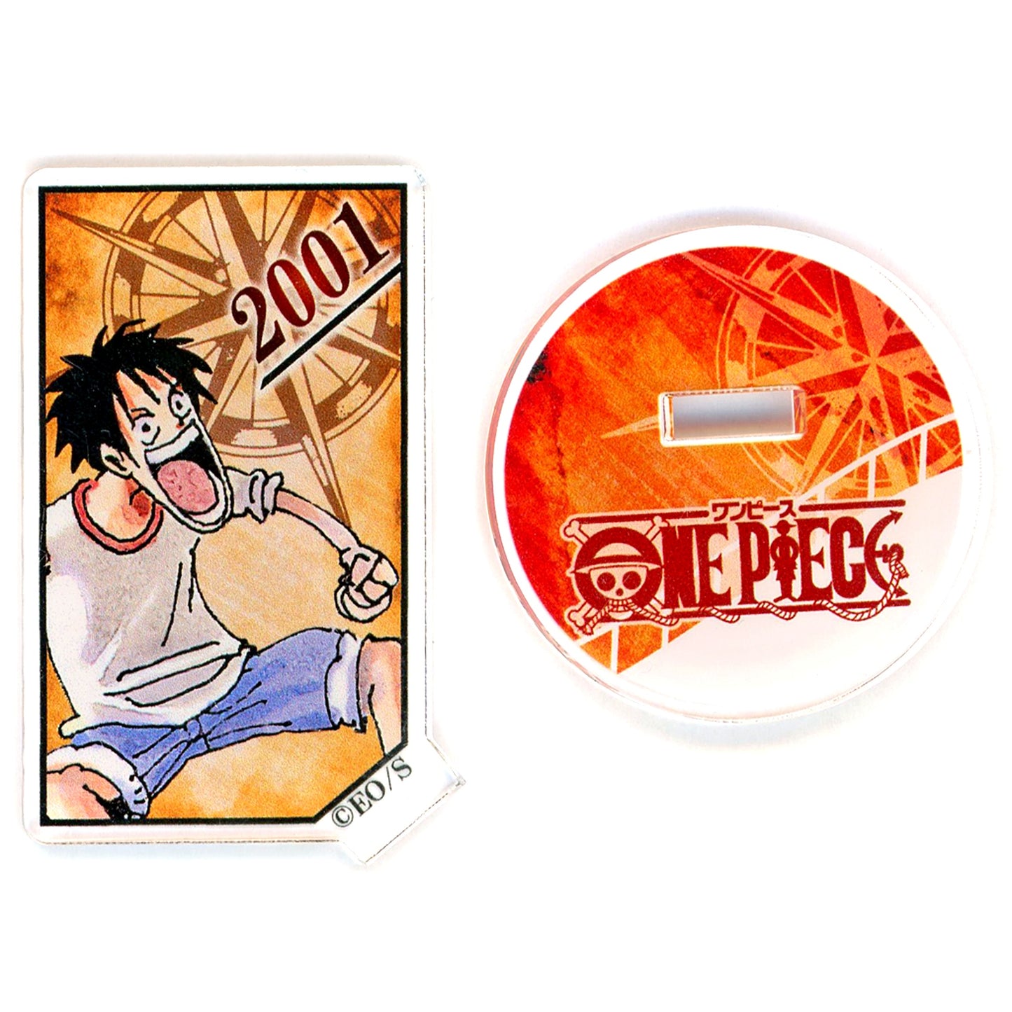 Monkey D. Luffy 2001 One Piece Acrylic Character Collection Luffy Vol. 2 [USED]
