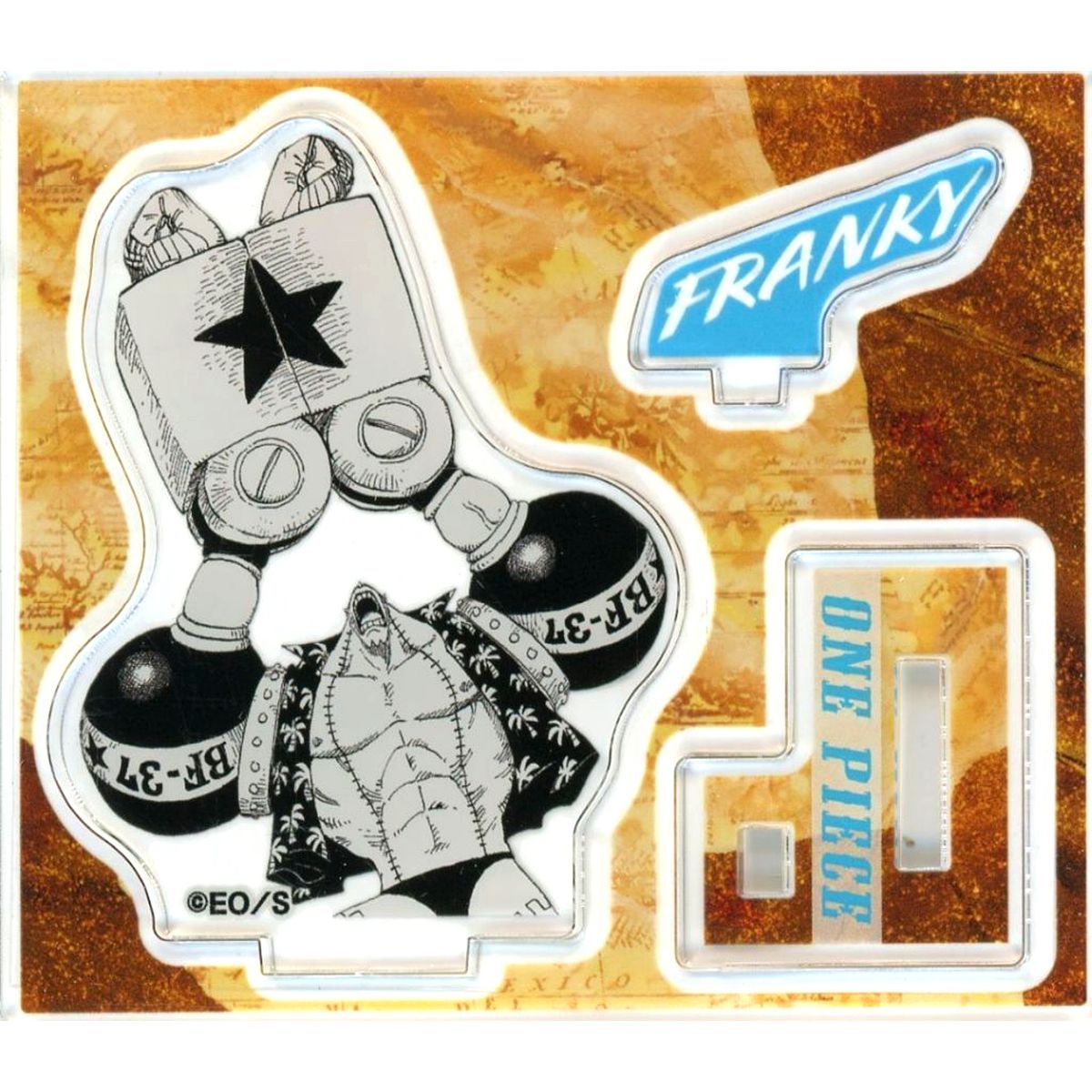 Franky Die-Cut New World One Piece Acrylic Figure Collection HEROES Vol.1 [USED]
