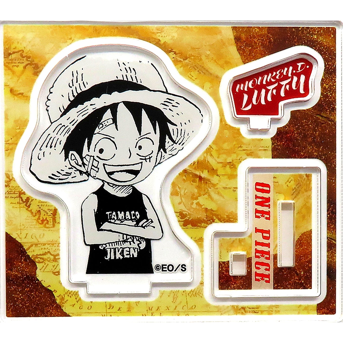 Monkey D. Luffy Die-cut Childhood With Hat One Piece Acrylic Figure Collection HEROES Monkey D. Luffy Vol. 1 [USED]