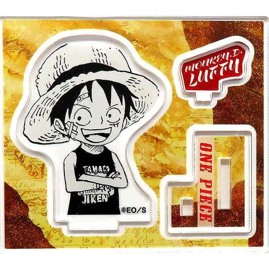 Monkey D. Luffy Die-cut Childhood With Hat One Piece Acrylic Figure Collection HEROES Monkey D. Luffy Vol. 1 [USED]