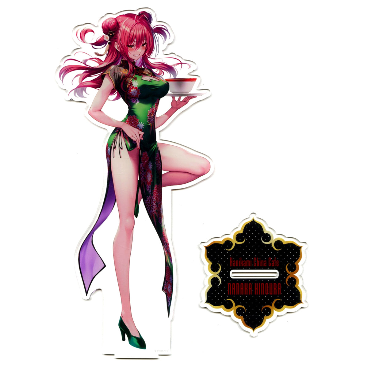 Nanaka Hinoura BIG Acrylic Stand Piromizu x Frontier One Hanikami Kanojo wa Koi o Suru Hanikami China Cafe [USED]