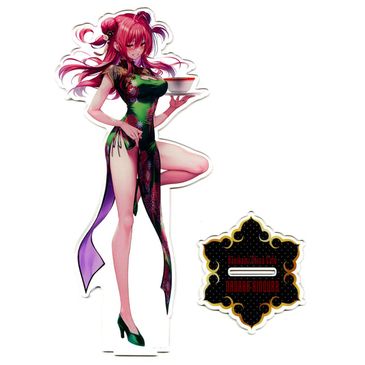 Nanaka Hinoura BIG Acrylic Stand Piromizu x Frontier One Hanikami Kanojo wa Koi o Suru Hanikami China Cafe [USED]