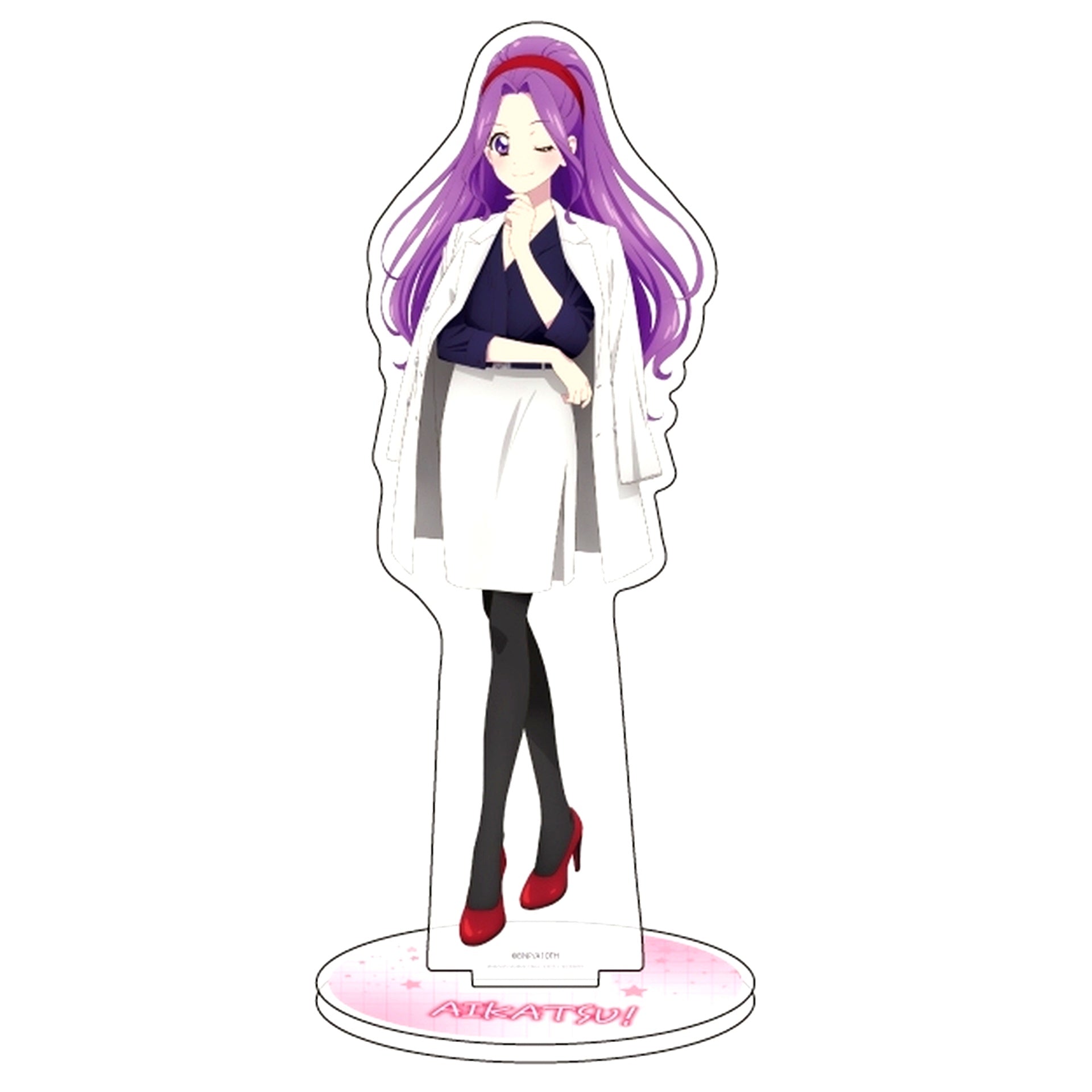 Mizuki Kanzaki 14. Office Girl Ver. Aikatsu! Illustration Acrylic Stand [USED]