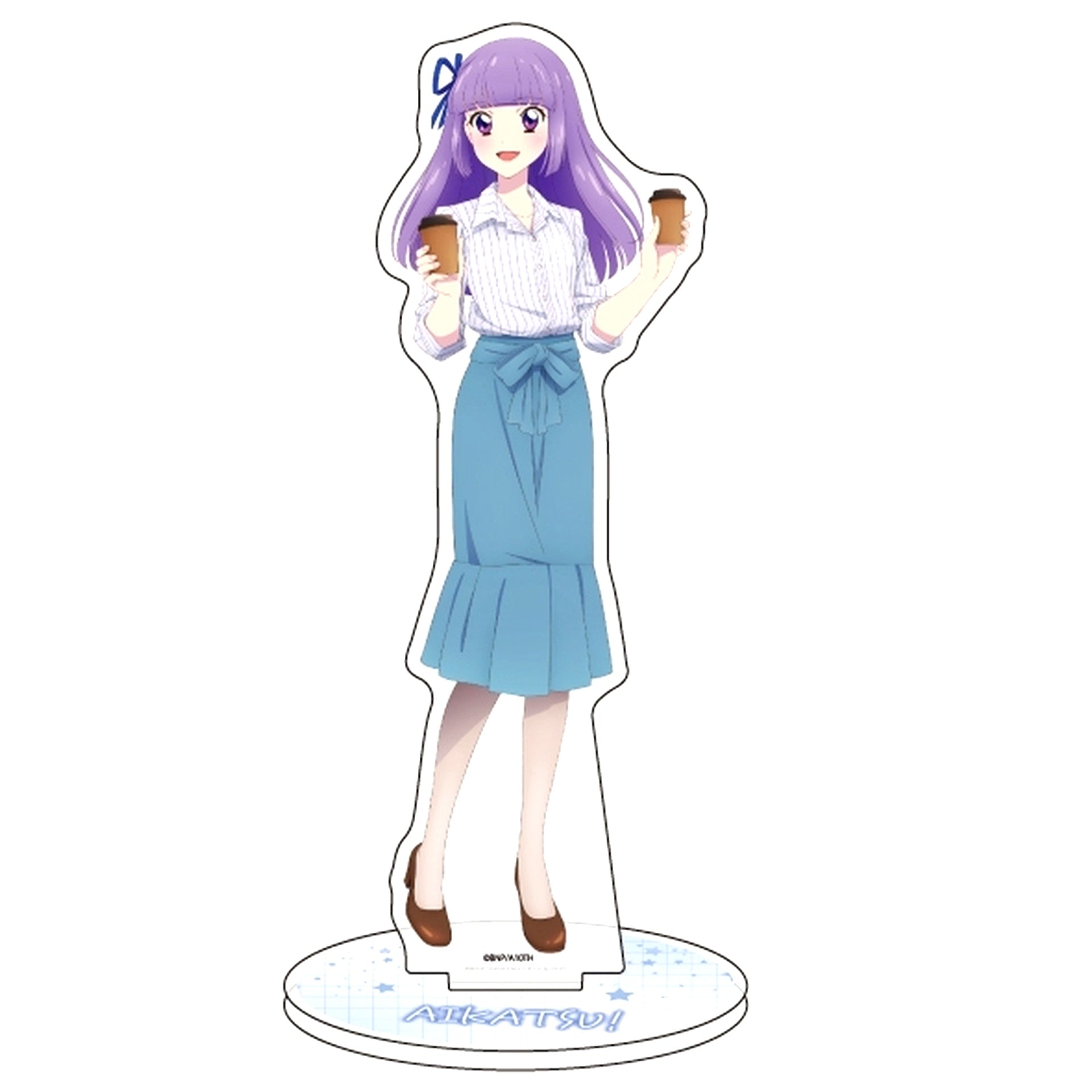 Sumire Hikami 17. Office Girl Ver. Illustration Acrylic Stand Aikatsu! [USED]