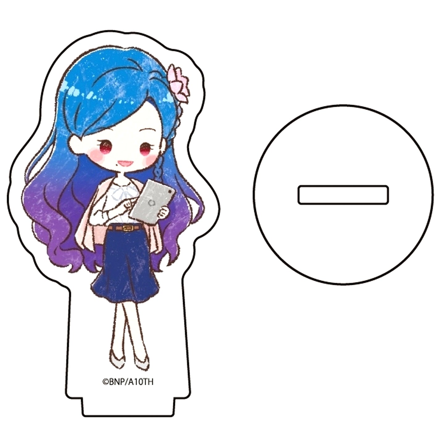 Sora Kazesawa 06. Office Girl Ver. Aikatsu! Acrylic Petit Stand GraffArt Illustration [USED]