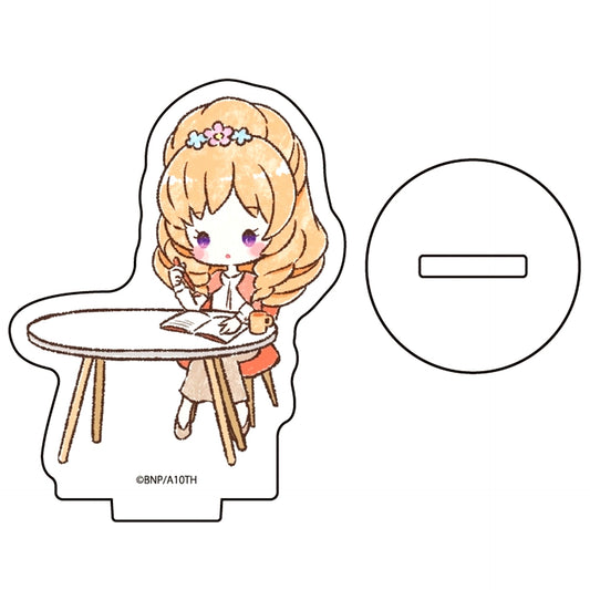 Maria Himesato 06. Office Girl Ver. Aikatsu! Acrylic Petit Stand GraffArt Illustration [USED]