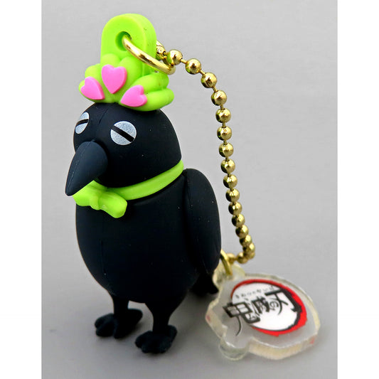Kasugai Crow With Decoration Demon Slayer Collectible Keychain Universal Studios Japan Limited USJ [USED]